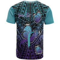 Personalised New Zealand Suicide Prevention Month T Shirt Maori Mauri Tu Mauri Ora Polynesian Pattern LT22 - Polynesian Pride