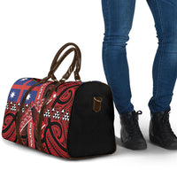Aotearoa Iwi Ngapuhi Travel Bag Tuhoronuku Kite United Tribes Flag Maori Pattern LT22 - Polynesian Pride
