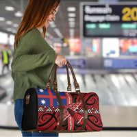 Aotearoa Iwi Ngapuhi Travel Bag Tuhoronuku Kite United Tribes Flag Maori Pattern LT22 - Polynesian Pride