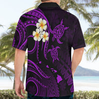 Hawaii Hawaiian Shirt Oahu Islands Pacific Plumeria Purple Vibe LT9 - Polynesian Pride