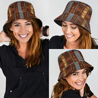 Malo e Lelei Tonga Bucket Hat Tongan Ngatu Tapa Cloth - Polynesian Pride