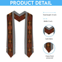Malo e Lelei Tonga Graduation Stole Tongan Ngatu Tapa Cloth LT14 - Polynesian Pride