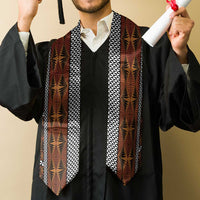 Malo e Lelei Tonga Graduation Stole Tongan Ngatu Tapa Cloth LT14 - Polynesian Pride