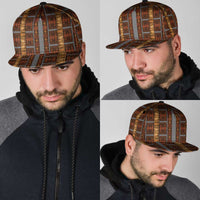 Malo e Lelei Tonga Snapback Cap Tongan Ngatu Tapa Cloth - Polynesian Pride