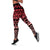 Maori Niho Taniwha Te Wheiao Leggings Terracotta - Polynesian Pride