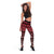 Maori Niho Taniwha Te Wheiao Leggings Terracotta - Polynesian Pride