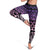 Maori Niho Taniwha Te Wheiao Leggings Waiporoporo - Polynesian Pride