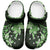 Matariki New Zealand Clogs Shoes Maori Pattern Green Galaxy - Polynesian Pride