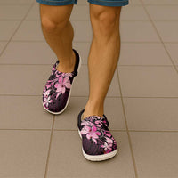 Matariki New Zealand Clogs Shoes Maori Pattern Pink Galaxy - Polynesian Pride