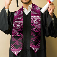 Matariki New Zealand Graduation Stole NZ Niho Taniwha Maori New Year Pink Galaxy LT14