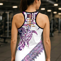 Mawhero Paua Shell Kowhaiwhai Taniko Personalised Hollow Tank Top Turtle Tattoo Maori Tribal Style LT9 - Polynesian Pride