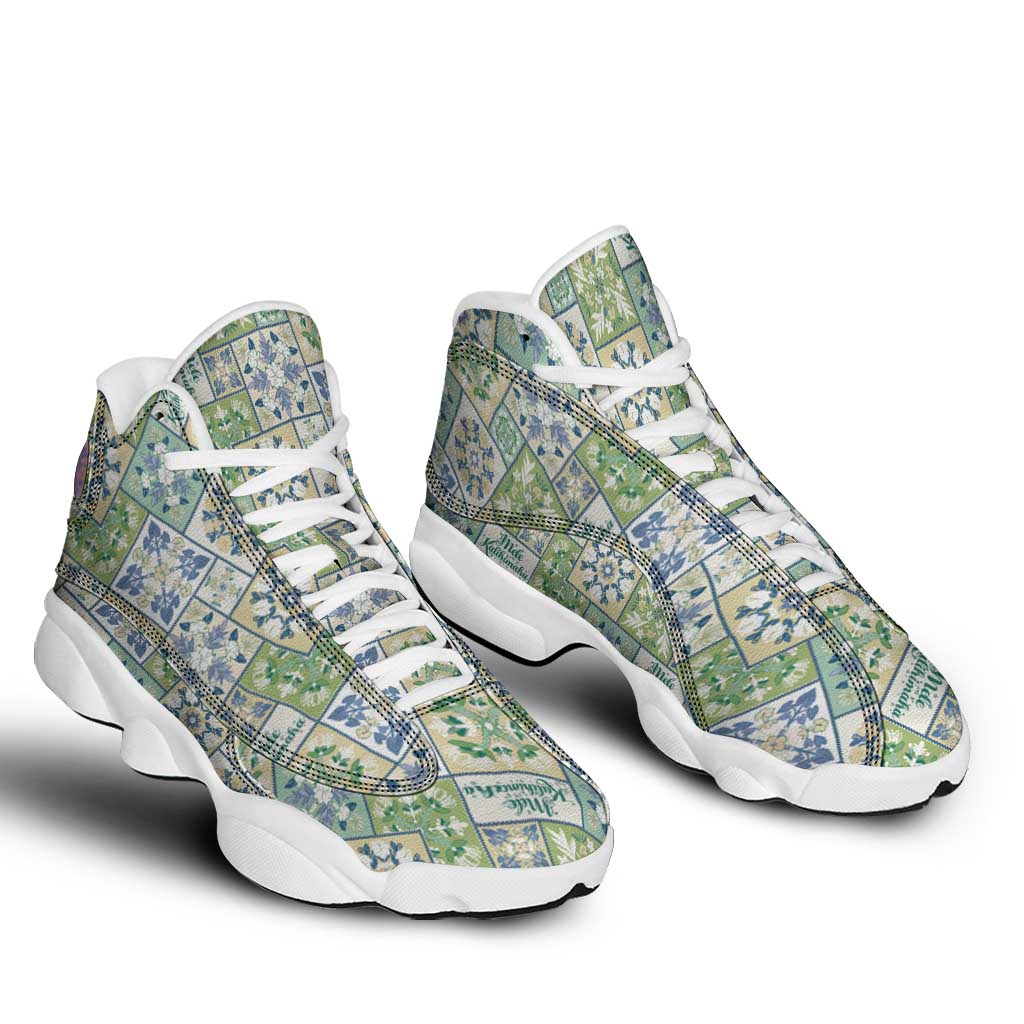 Mele Kalikimaka Hawaii Christmas Sneakers J13 Omaomao Seamless Floral Motif LT9 - Polynesian Pride