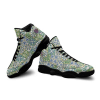 Mele Kalikimaka Hawaii Christmas Sneakers J13 Omaomao Seamless Floral Motif LT9 - Polynesian Pride