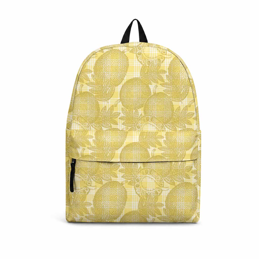 Melemele Hawaii Breadfruit Palaka Motifs Backpack LT14 Yellow - Polynesian Pride