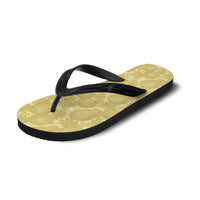 Melemele Hawaii Breadfruit Palaka Motifs Flip Flops LT14 - Polynesian Pride