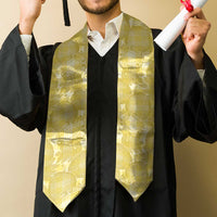 Melemele Hawaii Breadfruit Palaka Motifs Graduation Stole LT14 - Polynesian Pride