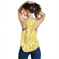 Melemele Hawaii Breadfruit Palaka Motifs Women Racerback Tank LT14 - Polynesian Pride