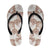 Mocha Mousse Aloha Hawaii Flip Flops Monstera Hibiscus Plumeria Seamless Vibes - Polynesian Pride