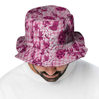 Mokihana Maile Ilima Leis Paniolo Palaka Bucket Hat Hawaiian Omaomo Ulaula Spirit LT9 - Polynesian Pride