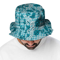 Mokihana Maile Ilima Leis Paniolo Palaka Bucket Hat Hawaiian Polu Opa Spirit LT9 - Polynesian Pride