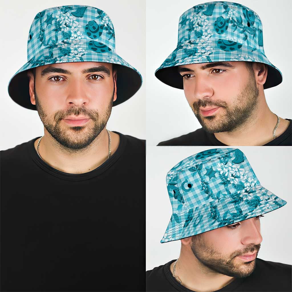 Mokihana Maile Ilima Leis Paniolo Palaka Bucket Hat Hawaiian Polu Opa Spirit LT9 - Polynesian Pride