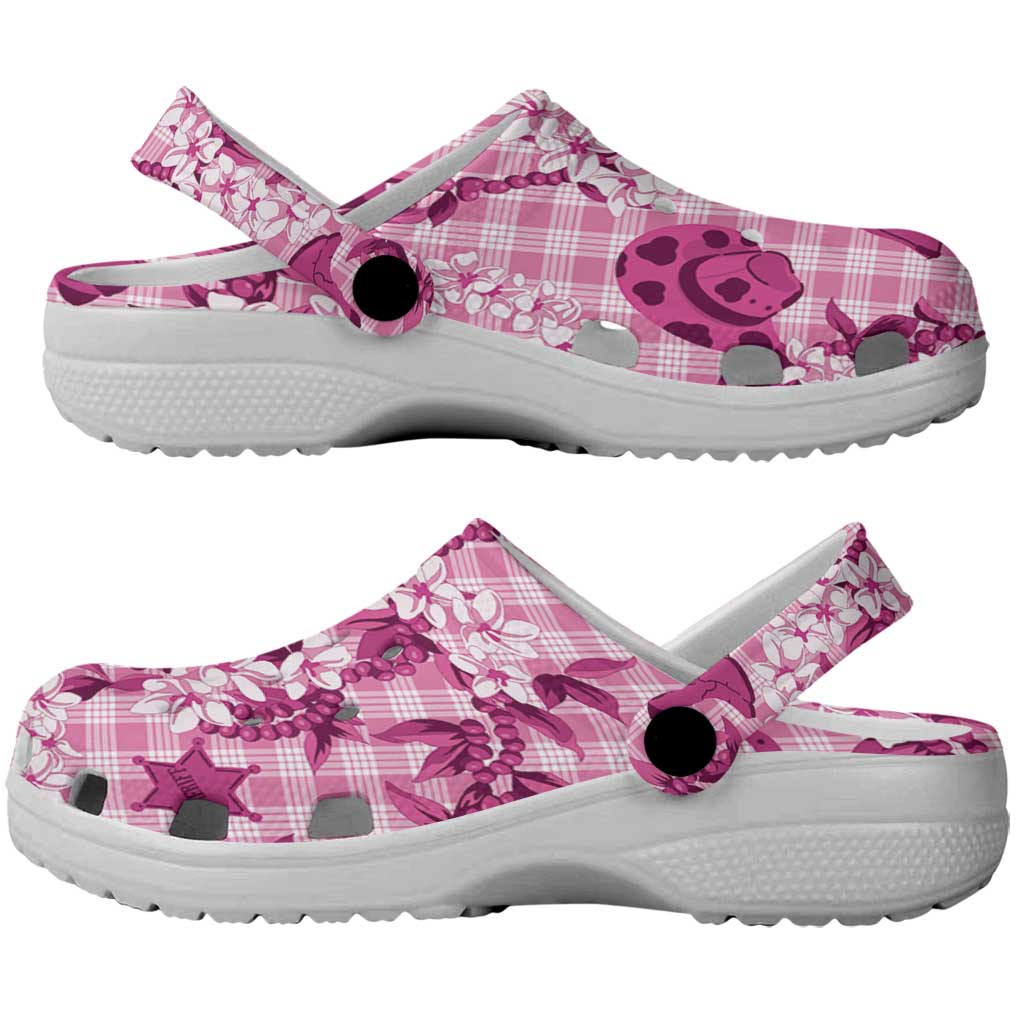 Mokihana Maile Ilima Leis Paniolo Palaka Clogs Shoes Hawaiian Omaomo Ulaula Spirit LT9 - Polynesian Pride