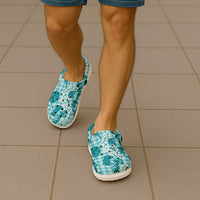Mokihana Maile Ilima Leis Paniolo Palaka Clogs Shoes Hawaiian Polu Opa Spirit LT9 - Polynesian Pride