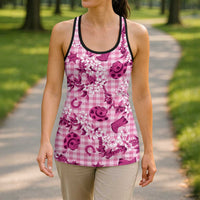 Mokihana Maile Ilima Leis Paniolo Palaka Hollow Tank Top Hawaiian Omaomo Ulaula Spirit LT9 - Polynesian Pride