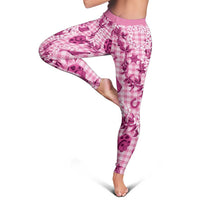 Mokihana Maile Ilima Leis Paniolo Palaka Leggings Hawaiian Omaomo Ulaula Spirit LT9 - Polynesian Pride