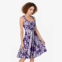 Mokihana Maile Ilima Leis Paniolo Palaka Midi Dress Hawaiian Poni Spirit LT9 - Polynesian Pride