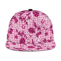 Mokihana Maile Ilima Leis Paniolo Palaka Snapback Cap Hawaiian Omaomo Ulaula Spirit - Polynesian Pride