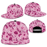 Mokihana Maile Ilima Leis Paniolo Palaka Snapback Cap Hawaiian Omaomo Ulaula Spirit - Polynesian Pride