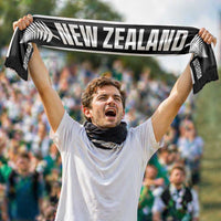 New Zealand Football White Fern Supporter Soccer Scarf LT9 - Polynesian Pride