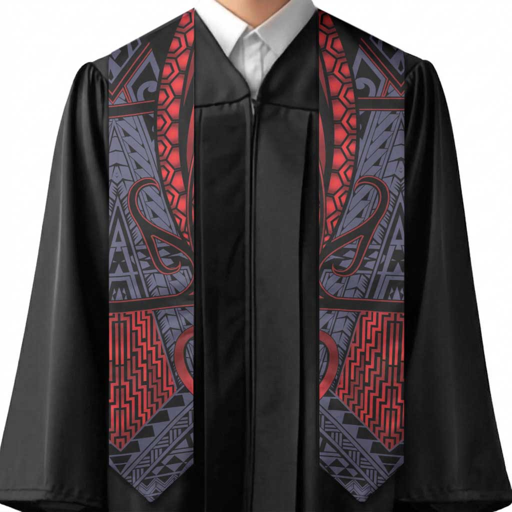 New Zealand Graduation Stole Maori Kiwiana Pattern Tukutuku Motif