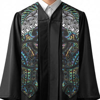 New Zealand Graduation Stole Maori Rugby Tattoo Papua Shell - Polynesian Pride