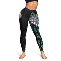 New Zealand Leggings Maori Rugby Tattoo Papua Shell - Polynesian Pride