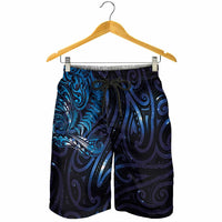 New Zealand New Year-Matariki Shorts for Men Aotearoa Maori Tattoo Galaxy Sky LT03 - Polynesian Pride