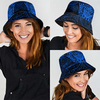 New Zealand Rugby All Blue Bucket Hat Silver Fern All Black Mix Ta Moko LT9 - Polynesian Pride