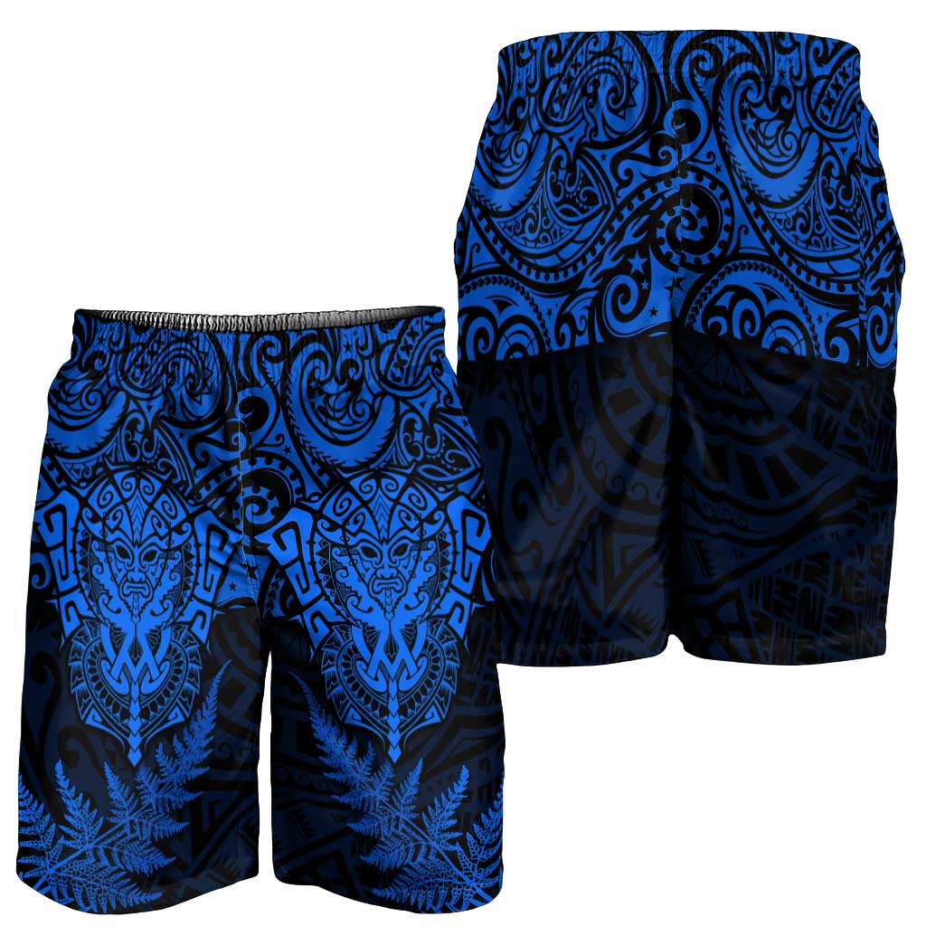 New Zealand Rugby All Blue Shorts for Men Silver Fern All Black Mix Ta Moko LT9 - Polynesian Pride