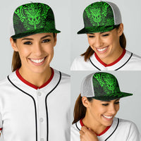 New Zealand Rugby All Green Baseball Net Cap Silver Fern All Black Mix Ta Moko LT9 - Polynesian Pride