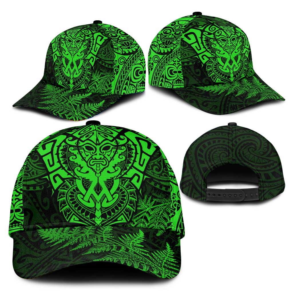 New Zealand Rugby All Green Classic Cap Silver Fern All Black Mix Ta Moko LT9 - Polynesian Pride