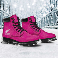 New Zealand Silver Fern Rugby All Season Boots Go Aotearoa World Cup Pink Version LT14 - Polynesian Pride