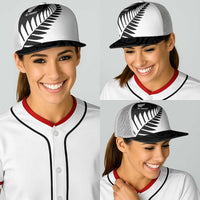 New Zealand Silver Fern Rugby Baseball Net Cap All Black Go Champions Maori Pattern - Polynesian Pride