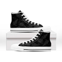 New Zealand Silver Fern Rugby High Top Shoes Go Aotearoa World Cup LT14 - Polynesian Pride