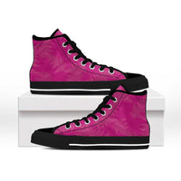 New Zealand Silver Fern Rugby High Top Shoes Go Aotearoa World Cup Pink Version LT14 - Polynesian Pride