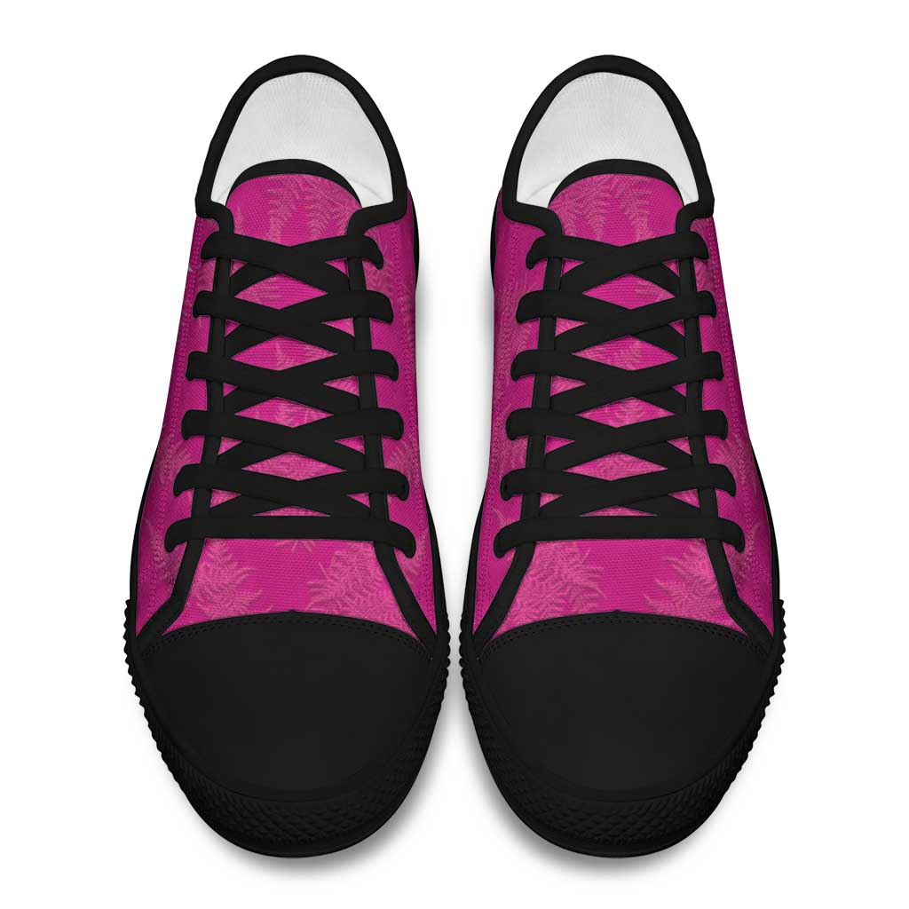 New Zealand Silver Fern Rugby Low Top Shoes Go Aotearoa World Cup Pink Version LT14 - Polynesian Pride