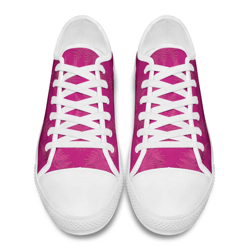New Zealand Silver Fern Rugby Low Top Shoes Go Aotearoa World Cup Pink Version LT14 - Polynesian Pride