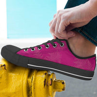 New Zealand Silver Fern Rugby Low Top Shoes Go Aotearoa World Cup Pink Version LT14 - Polynesian Pride