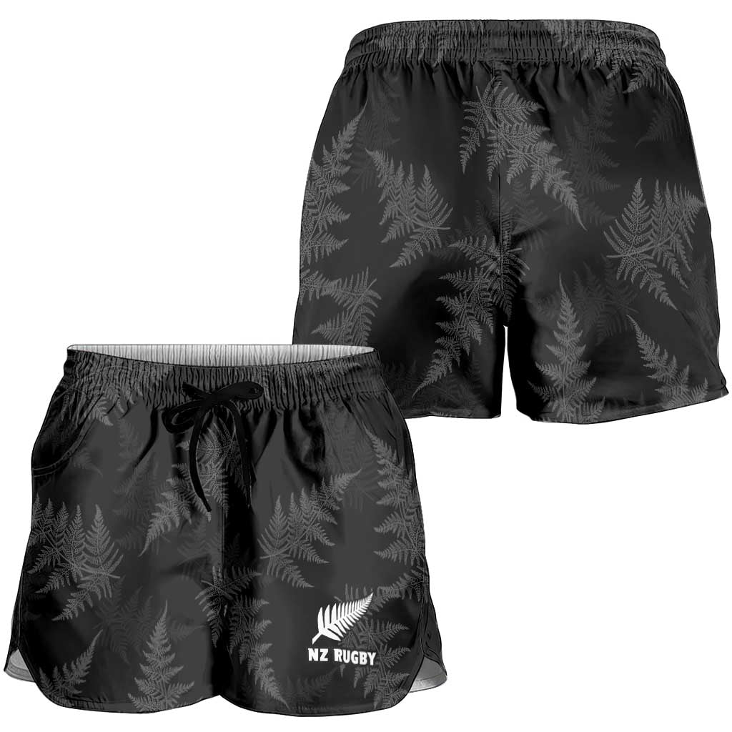 New Zealand Silver Fern Rugby Shorts for Women Go Aotearoa Champions World Cup LT14 - Polynesian Pride