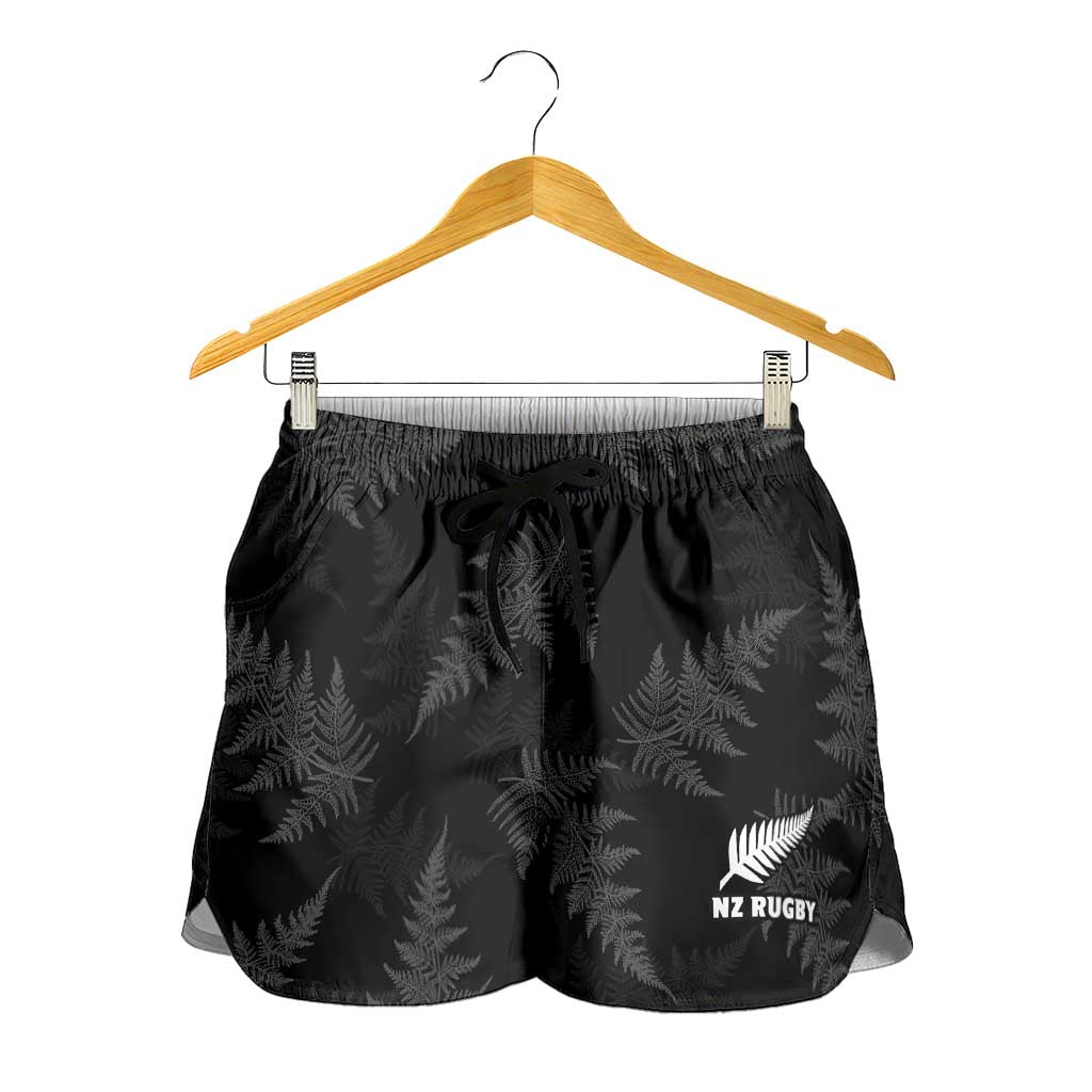 New Zealand Silver Fern Rugby Shorts for Women Go Aotearoa Champions World Cup LT14 - Polynesian Pride